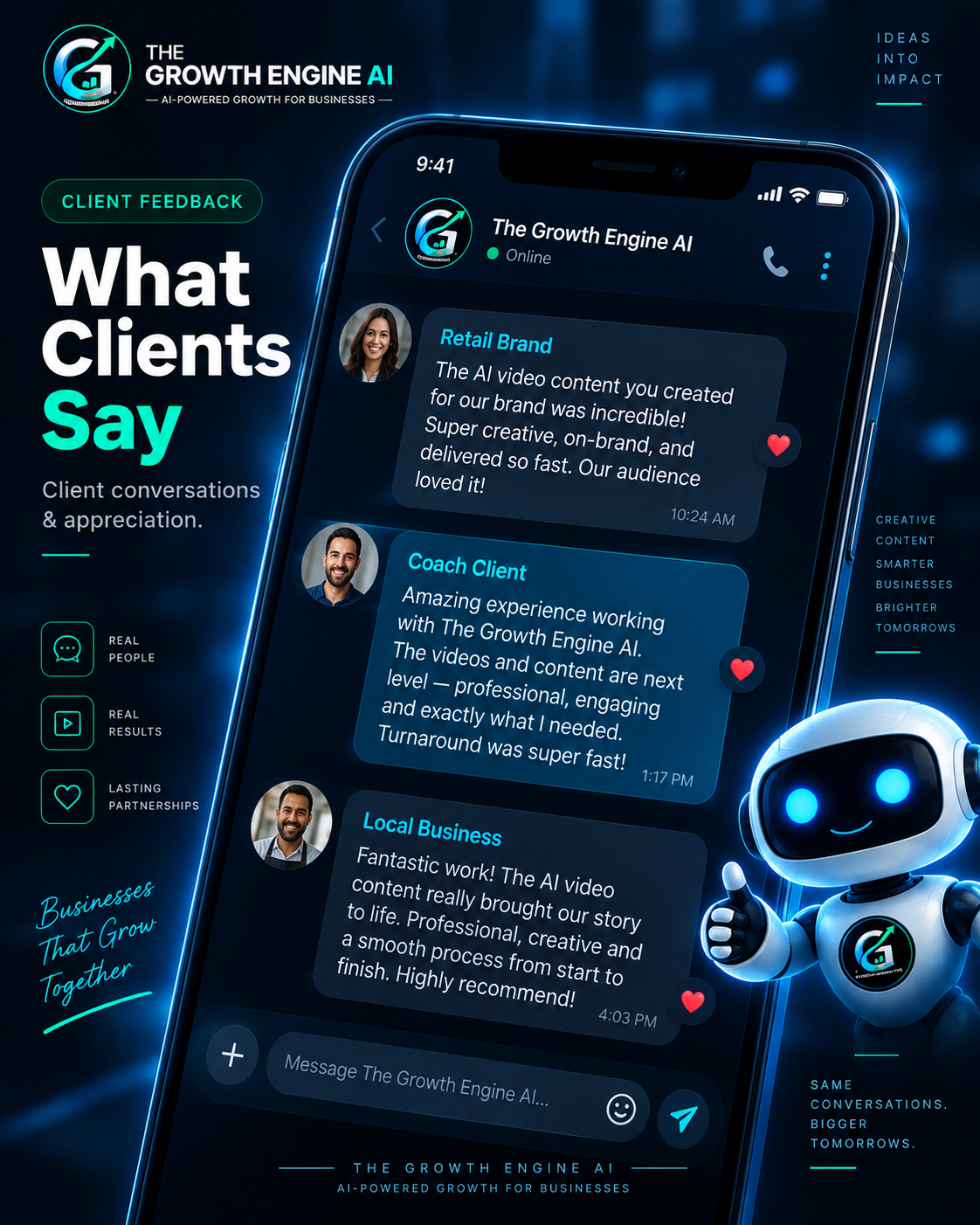 Client Feedback Showcase